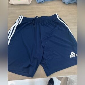 Adidas Men's Dark Blue Athletic Shorts